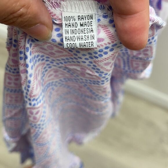 HOUSE OF SKYE BOHO ALOHA GYPSY RUFFLE WRAP DRESS - Picture 8 of 10